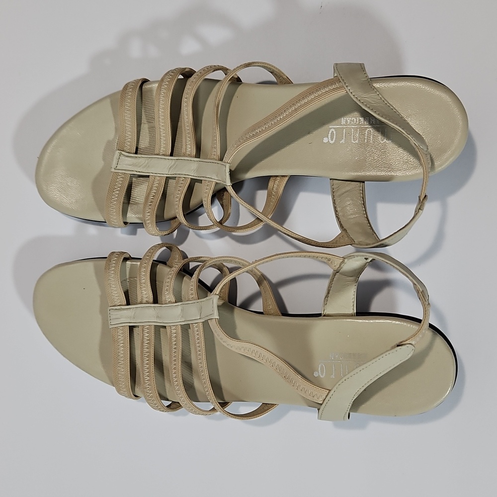 Munro American Bev Sandals Beige Tan Combo 9.5 - Picture 5 of 7
